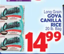 Bravo Supermarkets GOYA CANILLA RICE offer