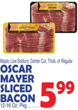 Bravo Supermarkets OSCAR MAYER SLICED BACON offer