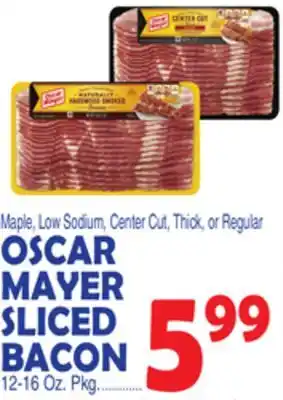 Bravo Supermarkets OSCAR MAYER SLICED BACON offer