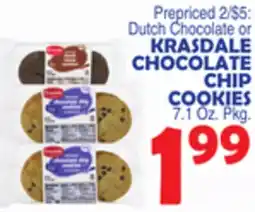 Bravo Supermarkets KRASDALE CHOCOLATE CHIP COOKIES offer