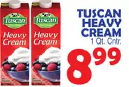 Bravo Supermarkets TUSCAN HEAVY CREAM offer