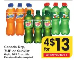 ACME Canada Dry, 7UP or Sunkist offer