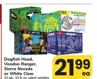 ACME Dogfish Head, Voodoo Ranger, Sierra Nevada or White Claw offer