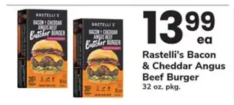 ACME Rastelli's Bacon & Cheddar Angus Beef Burger offer
