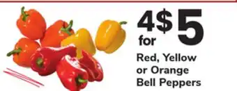 ACME Red, Yellow or Orange Bell Peppers offer