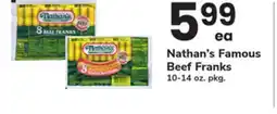 ACME Nathan's Famous Beef Franks offer