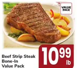 ACME Beef Strip Steak Bone-In Value Pack offer