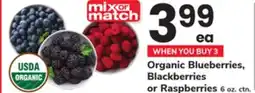 ACME Organic Blueberries, Blackberries or Raspberries offer