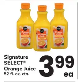 ACME Signature SELECT Orange Juice offer