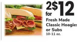 ACME Fresh Made Classic Hoagies or Subs offer
