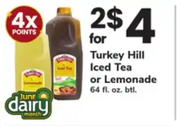 ACME Turkey Hill Iced Tea or Lemonade offer