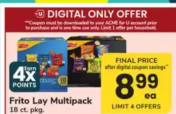 ACME Frito Lay Multipack offer