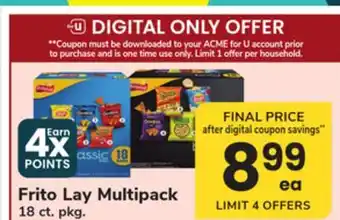 ACME Frito Lay Multipack offer