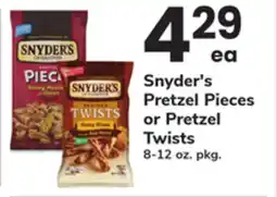 ACME Snyder's Pretzel Pieces or Pretzel Twists offer