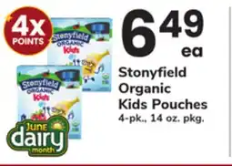 ACME Stonyfield Organic Kids Pouches offer