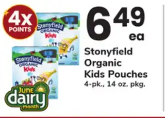 ACME Stonyfield Organic Kids Pouches offer