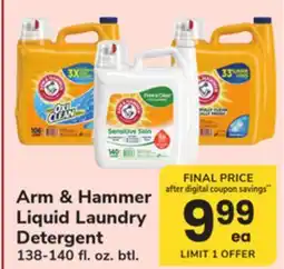 ACME Arm & Hammer Liquid Laundry Detergent offer