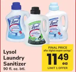 ACME Lysol Laundry Sanitizer offer