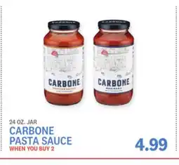 Kings Food Markets CARBONE PASTA SAUCE offer