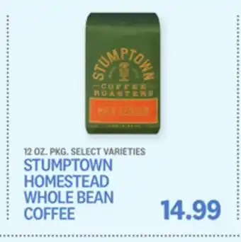 Kings Food Markets STUMPTOWN HOMESTEAD WHOLE BEAN COFFEE offer
