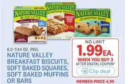 Kings Food Markets NATURE VALLEY BREAKFAST BISCUITS, SOFT BAKED SQUARES, SOFT BAKED MUFFINS OR BARS offer