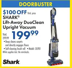 Boscov's SHARK Lift-Away DuoClean Upright Vacuum offer