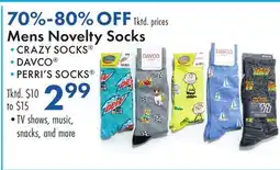 Boscov's Mens Novelty Socks offer