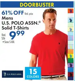 Boscov's Mens U.S. POLO ASSN. Solid T-Shirts offer