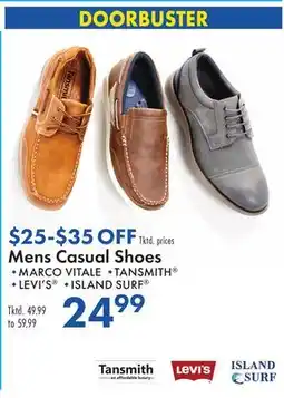Boscov's Mens Casual Shoes offer