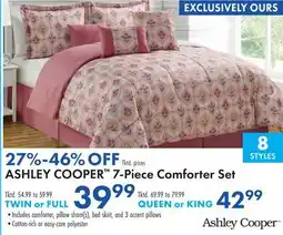 Boscov's ASHLEY COOPER 7-Piece Comforter Set offer