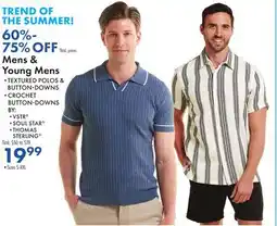 Boscov's Mens Young Mens offer