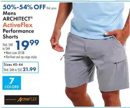 Boscov's Mens ARCHITECT ActiveFlex Performance Shorts offer