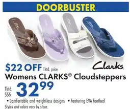 Boscov's Womens CLARKS Cloudsteppers offer