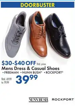 Boscov's Mens Dress & Casual Shoes offer