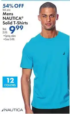 Boscov's Mens NAUTICA Solid T-Shirts offer