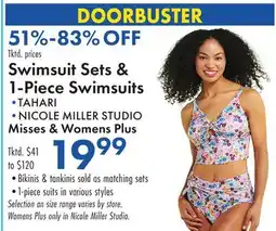 Boscov's Swimsuit Sets 1-Piece Swimsuits offer