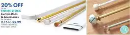 Boscov's ENTIRE STOCK Curtain Rods & Accessories offer