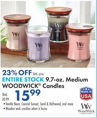 Boscov's ENTIRE STOCK 9.7-oz. Medium WOODWICK Candles offer