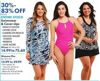 Boscov's Swimwear & Cover-Ups offer
