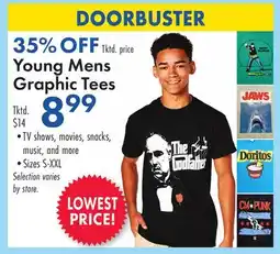 Boscov's Young Mens Graphic Tees offer