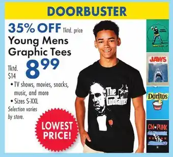Boscov's Young Mens Graphic Tees offer