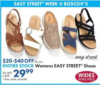 Boscov's ENTIRE STOCK Womens EASY STREET Shoes offer