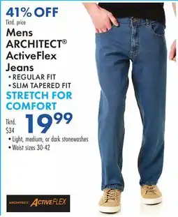 Boscov's Mens ARCHITECT ActiveFlex Jeans offer