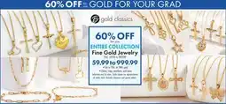 Boscov's ENTIRE COLLECTION Fine Gold Jewelry offer
