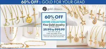 Boscov's ENTIRE COLLECTION Fine Gold Jewelry offer