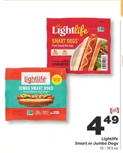 Weis Markets Lightlife Smart or Jumbo Dogs offer