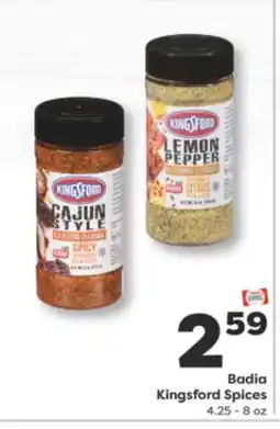 Weis Markets Badia Kingsford Spices offer