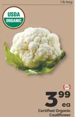 Weis Markets Organic Cauliflower offer