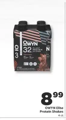Weis Markets OWYN Elite Protein Shakes offer