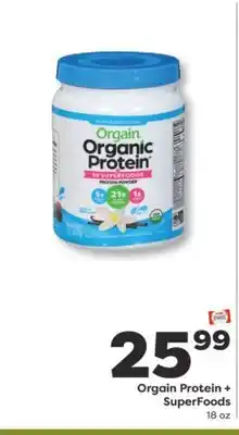 Weis Markets Orgain Protein + SuperFoods offer